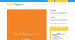 Desktop Screenshot of inspiresheboygancounty.org